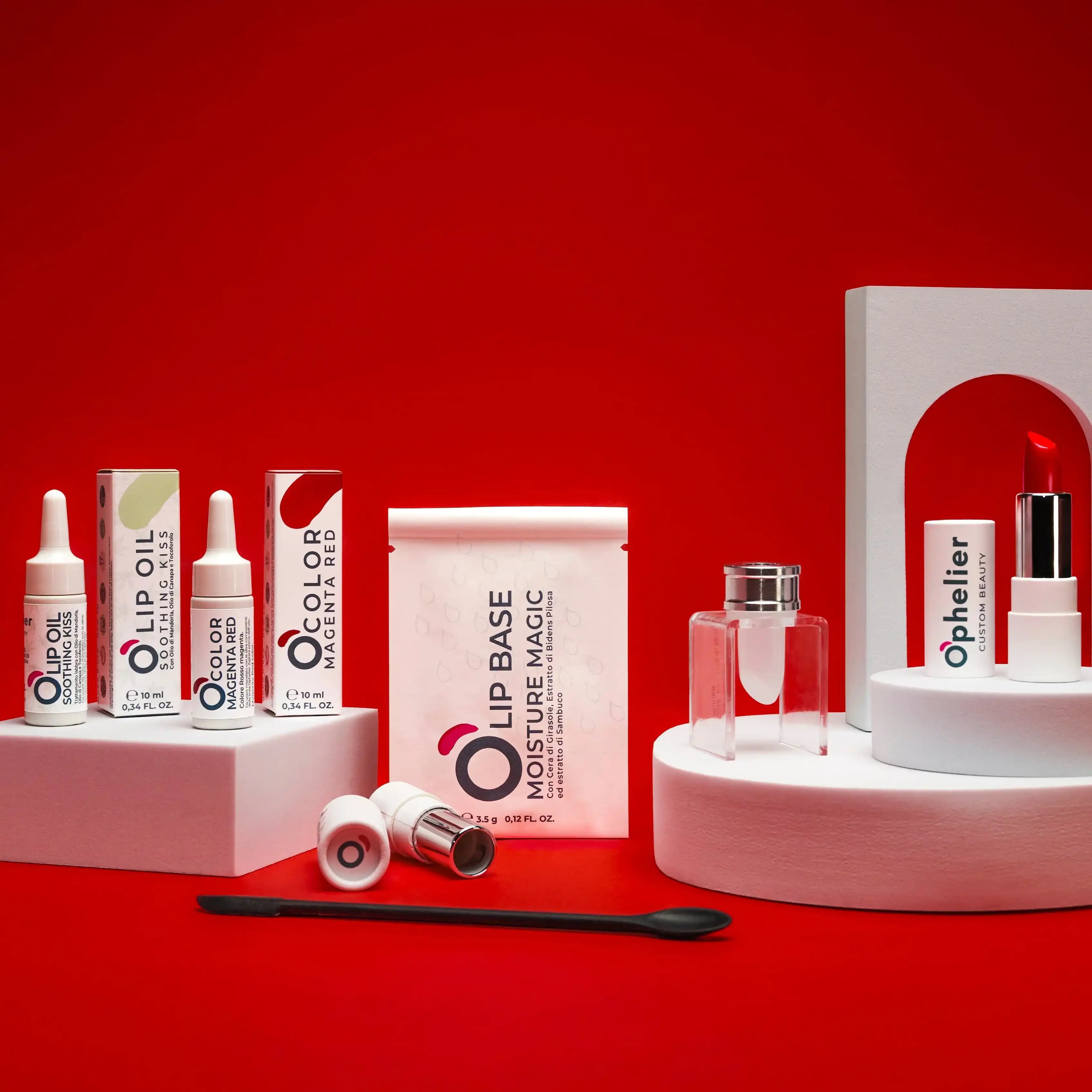 Kit pronto per 8 rossetti o burri labbra